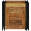 vidaXL Bo&icirc;te de rangement 40 x 40 x 40 cm Bois d'Acacia Massif