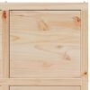 vidaXL Porte de grange 90x208 cm bois massif de pin