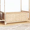vidaXL Bo&icirc;te de rangement Naturel 75 x 42 x 23 cm Jacinthe d'eau