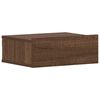 vidaXL Tables de chevet flottantes 2 pcs Ch&ecirc;ne marron 40x30x15 cm