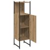 vidaXL Armoire de salle de bain ch&ecirc;ne artisanal 33x33x120,5 cm