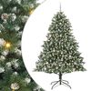 vidaXL Sapin de No&euml;l artificiel Vert 240 cm PVC, plastique et acier