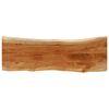 vidaXL Dessus de table 120x40x3,8 cm rectangulaire bois massif acacia