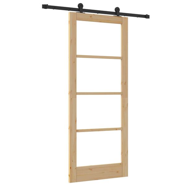 vidaXL Porte coulissante ORKDAL Naturel 83 x 202 cm