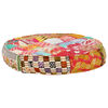 vidaXL Pouf 100x20 cm Patchwork Tissu