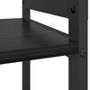 vidaXL &Eacute;tag&egrave;re Ch&ecirc;ne noir 80 x 30 x 85 cm Bois d'ing&eacute;nierie
