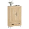 vidaXL Buffet haut ch&ecirc;ne sonoma 69,5x31x115 cm bois d'ing&eacute;nierie