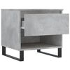 vidaXL Table basse gris b&eacute;ton 50x46x50 cm bois d'ing&eacute;nierie