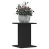vidaXL Supports pour plantes 2 pcs noir 30x30x40 cm bois d'ing&eacute;nierie