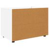 vidaXL Armoire de rangement Blanc 80 x 48 x 57 cm Bois d'ing&eacute;nierie
