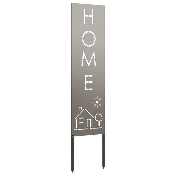 vidaXL &Eacute;cran de confidentialit&eacute; de jardin Fretwork Rouill&eacute; 32 x 140 cm