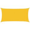 vidaXL Voile d'ombre Rectangulaire 2 x 6 m HDPE Jaune