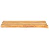 vidaXL Dessus de table à bord vivant 70x20x3,8 cm bois massif manguier