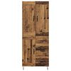vidaXL Haut Armoire Bois Ancien 69,5 x 34 x 180 cm Bois d'ing&eacute;nierie