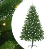 vidaXL Sapin de No&euml;l avec 300 LED avec support Vert 210 cm PE