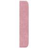 vidaXL Oreille de t&ecirc;te de lit Rose 80 x 16 x 4 cm Velours