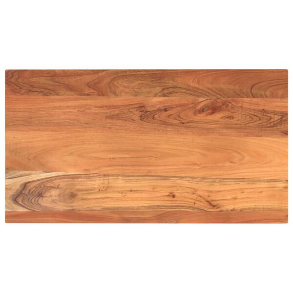 vidaXL Dessus de table 110x50x3,8cm rectangulaire bois massif d'acacia