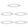 vidaXL adapt&eacute; pour anneaux d'arbre plats 5 pc Argent &Oslash;40/70 cm
