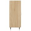 vidaXL Buffet Chêne sonoma 34,5x34x90 cm Bois d'ingénierie