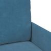 vidaXL Canap&eacute;s avec coussin 55cm Bleu Contreplaqu&eacute;