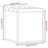 vidaXL Banc de rangement ch&ecirc;ne artisanal 42x42x45 cm bois d'ing&eacute;nierie