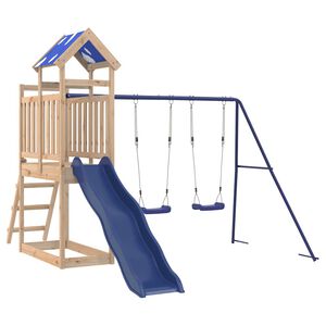 vidaXL Aire de jeux d'ext&eacute;rieur bois de pin massif