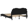 vidaXL Cadre de lit Viana sans matelas noir 140x200 cm similicuir