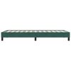 vidaXL Cadre de lit sans matelas vert foncé 80x220 cm velours