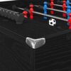vidaXL Table de Foosball Ch&ecirc;ne Noir 125 x 60,5 x 80 cm