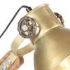 vidaXL Lampe de bureau industrielle Laiton Rond 58x18x90 cm E27