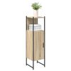 vidaXL Cabinet de salle de bain avec &eacute;tag&egrave;re Beige 33 x 33 x 120,5 cm