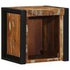 vidaXL Table de chevet multicolore 40x35x40 cm bois de r&eacute;cup&eacute;ration