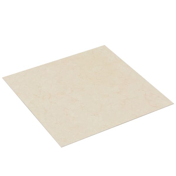 vidaXL Dalles de plancher PVC autoadh&eacute;sif 5,11 m&sup2; beige