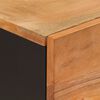 vidaXL Buffet avec 3 portes 40x33x110 cm bois massif d'acacia et fer