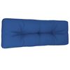 vidaXL Coussin de palette bleu royal 120x40x12 cm tissu