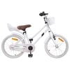 vidaXL V&eacute;lo pour Enfants 18 Pouces pour les 5-7 ans Blanc