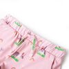 Short pour enfants avec cordon de serrage rose clair 140