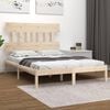 vidaXL Cadre de lit sans matelas 180x200 cm bois massif