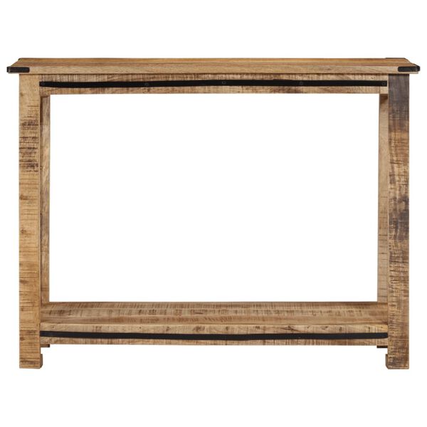 vidaXL Table console 100x35x75 cm bois de manguier massif