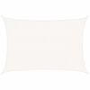 vidaXL Voile d'ombrage 160 g/m&sup2; Blanc 2,5x3,5 m PEHD