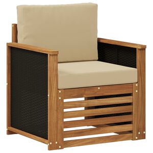 vidaXL Sofa de milieu ext&eacute;rieur Naturel