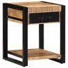 vidaXL Table d'appoint 40x40x50 cm bois massif de manguier brut