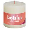 Bolsius Bougies pilier rustiques Shine 3 pcs 100x100 mm Perle douce