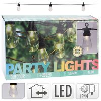 ProGarden Ensemble d'éclairage à LED de fête 20 ampoules 4,5 V