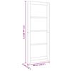 vidaXL Porte int&eacute;rieure ORKDAL Marron 86 x 211 cm