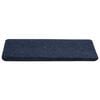 vidaXL Tapis d'escalier auto-adh&eacute;sifs 15 pcs 65x24,5x3,5 cm Bleu