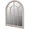 vidaXL Miroir de jardin d'arche rustique 69x89 cm Int&eacute;rieur/ext&eacute;rieur