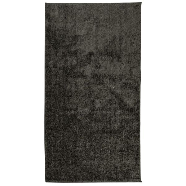 vidaXL Tapis ISTAN &agrave; poils longs aspect brillant anthracite 80x150 cm