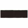vidaXL Dessus de table bois massif trait&eacute; bordure assortie