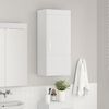 vidaXL Armoire murale de salle de bain TULUM Blanc 37 x 24,5 x 86 cm